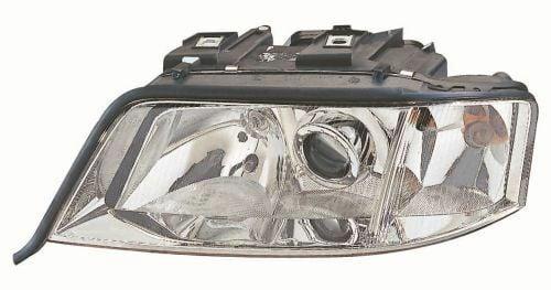 DEPO Audi A6 Left Headlight Assembly - H1/H7 Bulbs for 1998-2001 Models — Headlights