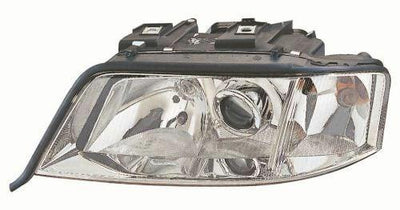 DEPO Audi A6 Left Headlight Assembly - H1/H7 Bulbs for 1998-2001 Models — Headlights