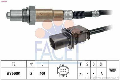 FACET Oksijen Lamda Sensor - High Performance for Daily IV V 06 — Oxygen & Air-Fuel