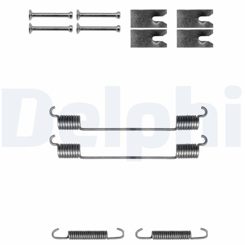Delphi LY1310 Brake Shoe Mounting Set Citroen / Fiat / Ford / Peugeot — Brake Cables & Hardware