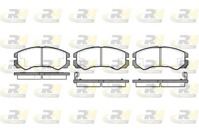 ROADHOUSE 2425.02 Brake Pad Trooper Soft Top Ubs 07 84 — Brake Pads