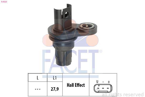 Facet 90523 Crankshaft Speed Sensor BMW E81 E87 E82 E88 F20 F21 E90 E91 E93 05
