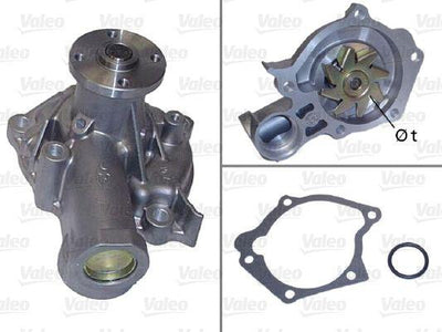 Valeo 506815 Water Pump Mitsubishi Space Wagon Motor Cooling Passenger Car () — Water Pump & Thermostat
