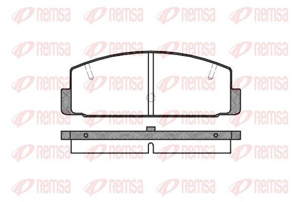 REMSA 0179.20 Brake Pad — Brake Pads