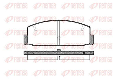 REMSA 0179.20 Brake Pad — Brake Pads