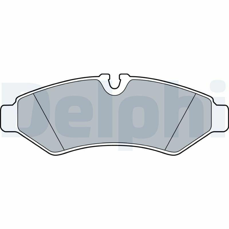 Delphi LP3549 Brake Pads - Low-Metallic Design for Sprinter Drivers & Mechanics
