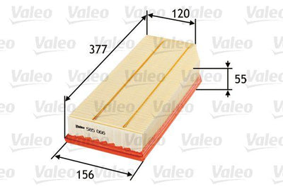Valeo 585066 Air Filter Mercedes C Class C 220 CDI Ml 270 — Air & Cabin Filters