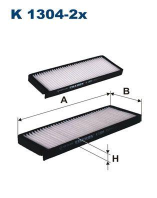 Filtron K1304-2X Cabin Air Filter Ssangyong Rexton/Rodius 2.7 04-13 AC — Air & Cabin Filters