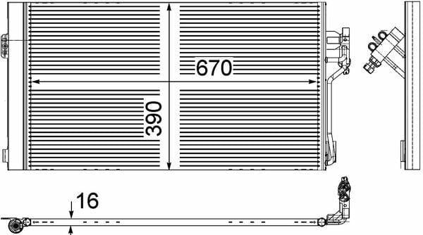 mahle ac761000p climate radiator for viano, technical specifications of mahrle climate radiator, packaging dimensions of mahrle ac761000p MAHLE AC761000P Climate Radiator - 639 Viano | Precision Performance MAHLE AC761000P Climate Radiator for Viano mahle, climate-radiator, ac761000p, viano, car-parts, mechanic-tools, auto-repair, air-conditioning, car-owners, ai-generated