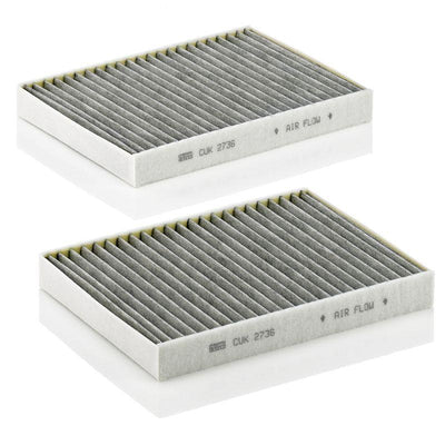 Mann CUK2736-2 Cabin Air Filter BMW 5 Series E39 520-523-525-528-530i with Carbon — Air & Cabin Filters