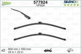 VALEO Wiper Blade Set - Durable 24 Inch & 22 Inch Blades for Left-Hand Drive Cars — Wipers