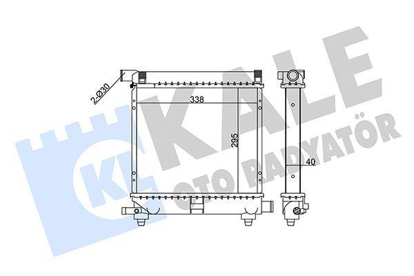 Kale Radiator 361300 - Cooling System for Mercedes Vehicles — Radiators & Fans