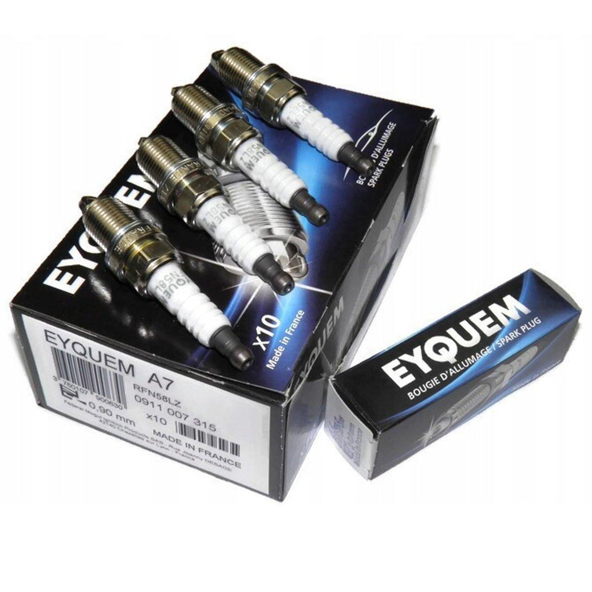 EYQUEM Peugeot 206 Spark Plug Set - 4 Pieces for 1.4L Gas Engines — Coils & Plugs