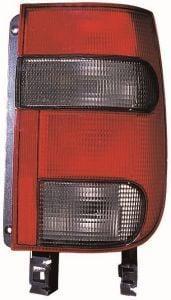 depo tail light right side for skoda felicia 1995 pickup, red tail light detail, smoky grey signal light lens DEPO Tail Light 665-1907R-LD-UE - Right Side for Skoda Felicia (1995 Pickup) | Red DEPO Tail Light for Skoda Felicia 1995 Pickup depo, tail-light, skoda-felicia, 1995-pickup, car-accessories, vehicle-lighting, automotive-parts, ai-generated, safety-products, red-lighting