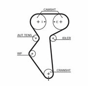 gates 5419xs timing belt for chevrolet aveo kalos lacetti, gates timing belt technical specifications, gates timing belt installation guide GATES 5419XS Timing Belt - High-Quality Engine Performance for Chevrolet Aveo, Kalos, Lacetti | 25 mm Width GATES 5419XS Timing Belt for Chevrolet Aveo Kalos Lacetti gates, timing-belt, chevrolet, aveo, kalos, lacetti, automotive, car-maintenance, mechanics, ai-generated