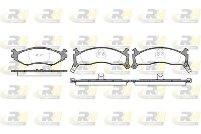 ROADHOUSE 2484.02 Brake Pad Gs Daytona Shelby Coupe 10 87-10 92 — Brake Pads