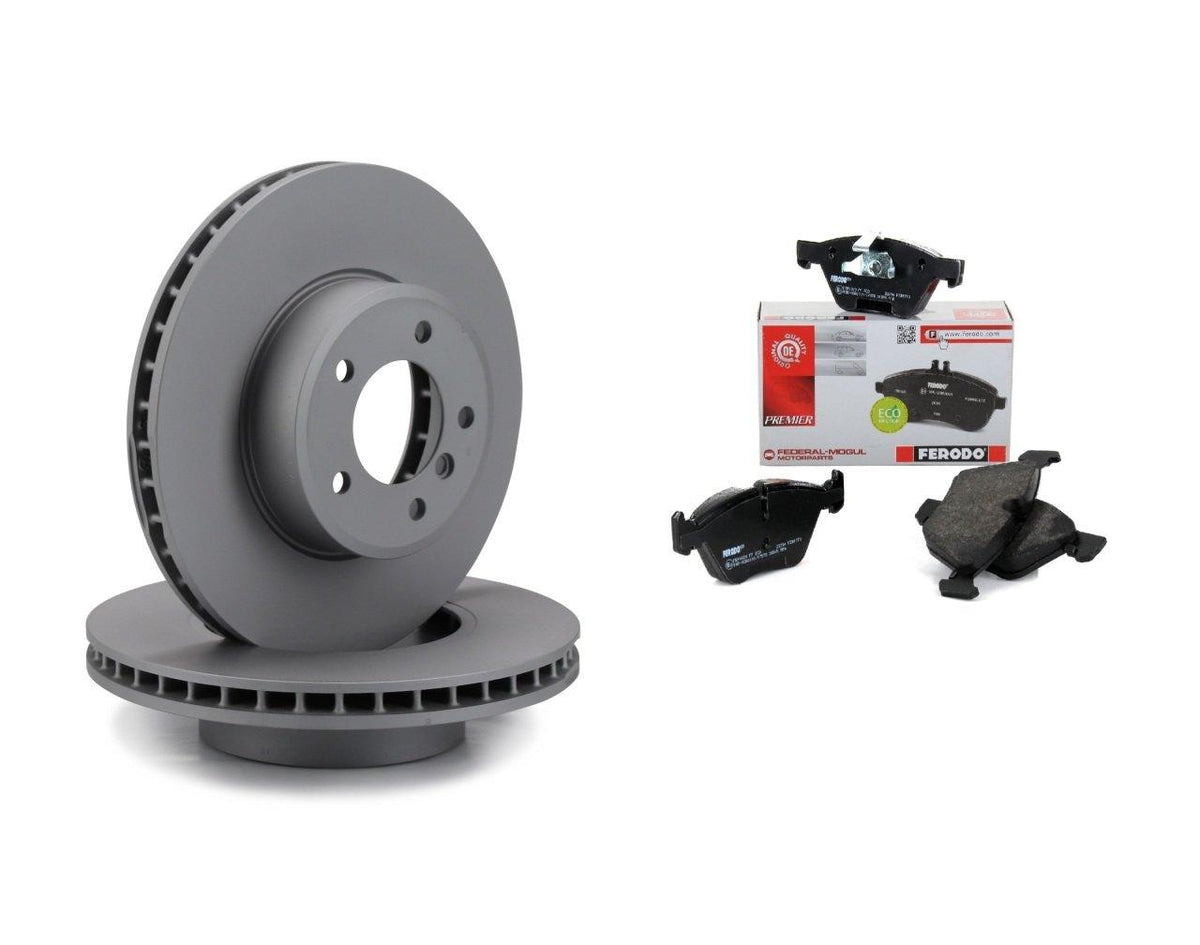 Freemax BMW 5 Series E60 Front Brake Disc and Pad Set — Brake Pads