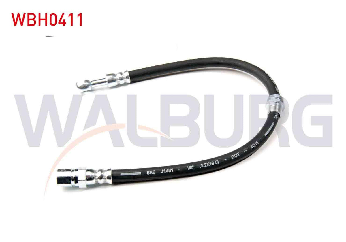 WALBURG WBH0411 Brake Hose Front Left 390mm Chevrolet Lacetti (J200) 2006-2012 / Daewoo Nubira (Klaj) 1997 — Brake Hydraulics