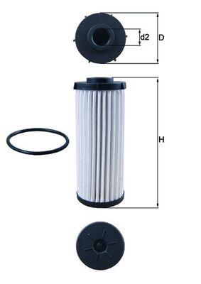 Mahle HX139D Transmission Oil Filter-DSG 6 Speed (VW Arteon 17- Golf 13- Passat 15- Transporter 10 -) — Oil Filters