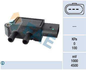 FAE 16115 Pressure Sensor Exhaust 13-Golf.VII-Psst-Cddy-Tgu-Tou-Crfter-Oct-Superb-Leo-A3-A4-A6 1 — Vehicle Sensors & Switches