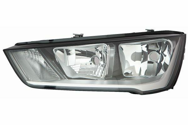 DEPO Audi A1 Left Headlight - H7 H15 HY21W Bulbs Compatible — Headlights
