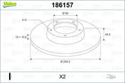 front-brake-disc-valeo-186157, vale0-fren-diski-on-147-view, vale0-186157-brake-disc-specifications VALEO 186157 Front Brake Disc - Compatible with Albea, Duna, and Elba | 240 mm VALEO 186157 | Front Brake Disc for Various Models vale0, front-brake-disc, brake-parts, car-maintenance, car-repair, mechanics, automotive, brake-system, car-owners, ai-generated