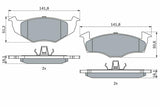 BOSCH Brake Pads 0986494005 - Fox Hatchback