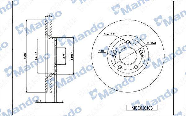 mando mbc030186 brake disc set, front brake disc specifications, ventilated brake disc for vehicles MANDO MBC030186 | Disk On (Ad) 06-Sonata 10-İx35-Sporage - 2 Pieces Front Brake Disc | Compatible with Car Owners & Mechanics MANDO Disk On (Ad) - 2 Pieces Front Brake Disc mando, brake-discs, car-accessories, mechanics, car-owners, auto-parts, ventilated-disc, front-axle, brake-system, ai-generated