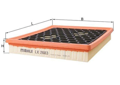 Mahle LX2683 Air Filter Opel Insignia A 1.4 1.6 2.0 08-17