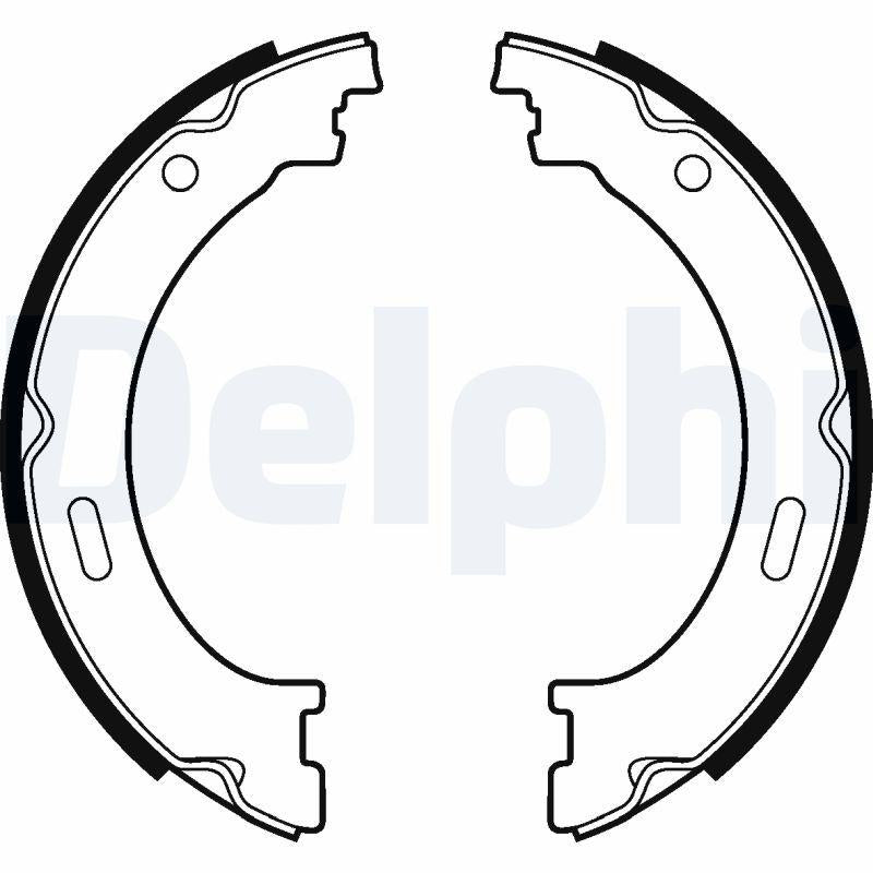 Delphi LS2041 Brake Pabucu