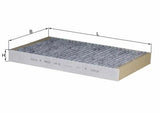 MAHLE LAK93 Active Carbon Cabin Air Filter - Fits 2005-2009 Audi A4 A6 — Air & Cabin Filters