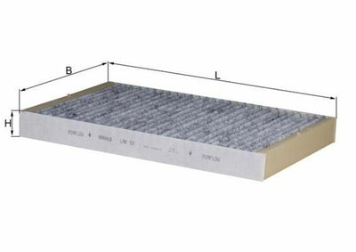 MAHLE LAK93 Active Carbon Cabin Air Filter - Fits 2005-2009 Audi A4 A6 — Air & Cabin Filters