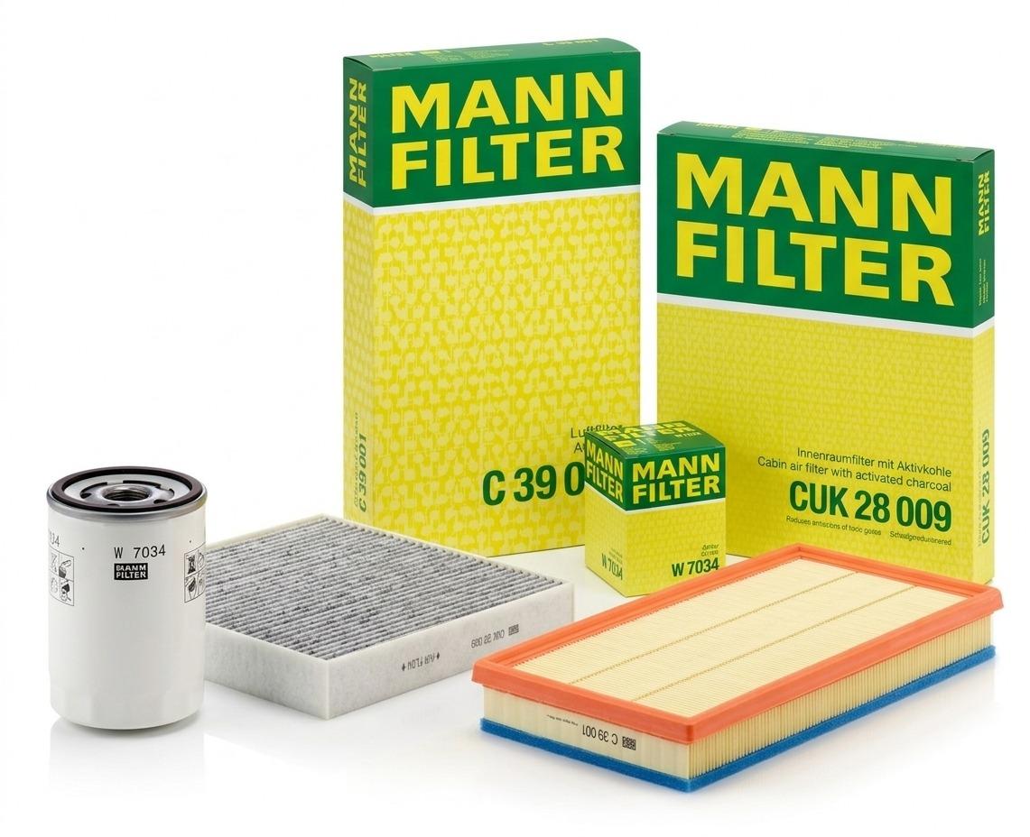 Mann Ford Custom 2023 Model onwards 2.0 Ecoblue Service Set Diesel Filter excluding — Fuel Delivery