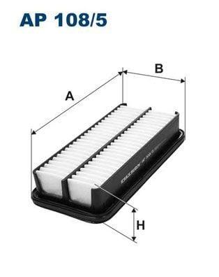 FILTRON AP108-5 Air Filter - Compatible with 2004-2016 Hyundai Getz 1.5 CRDi — Air & Cabin Filters