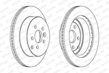 FERODO DDF1609 Rear Brake Disc - Freelander 4x4 — Brake Rotors & Drums
