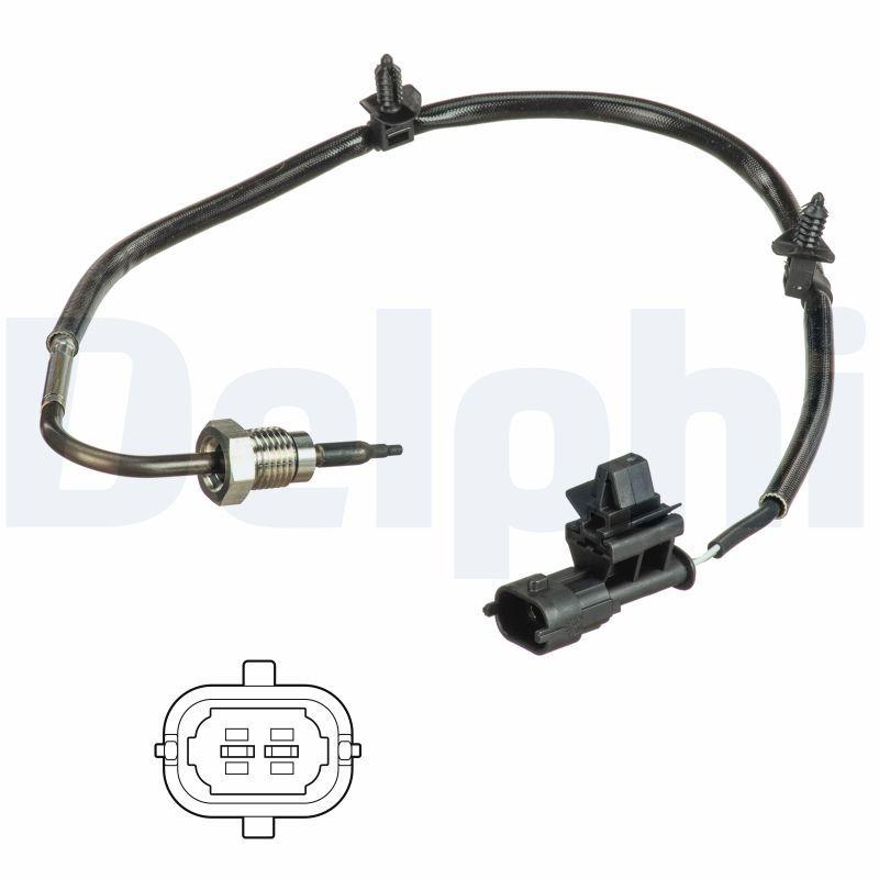Delphi TS30142 Exhaust Temperature Sensor Opel Astra H 1.7 07-14 — Temperature Sensors & Switches