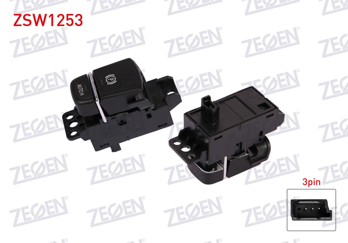Zegen ZSW1253 El Brake Switch 3 Pin BMW 5 Series (F90) 2016-/ 6 Series (G32) 2017-2020 / X3 (F97) 2017 — Switches & Relays