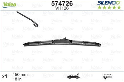 Valeo 574726 Silencio Hıbrıd Vm126 (X1) (450 mm) Honda