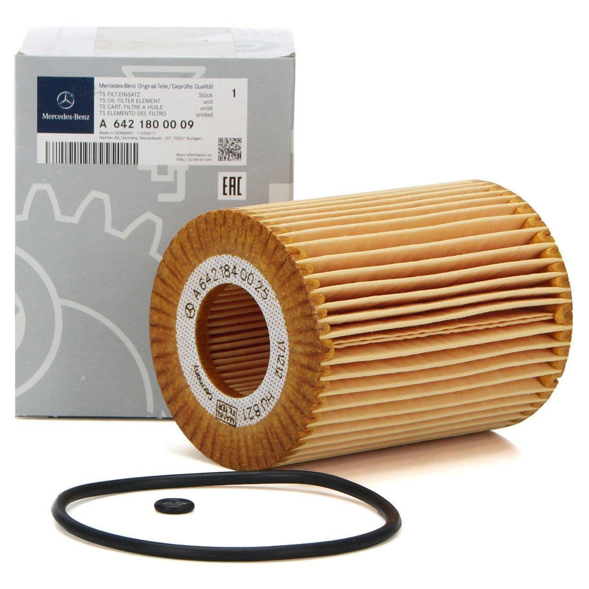 Mercedes-Benz S350 BlueMatic Oil Filter - Original Mercedes Part for W222 Series — Oil Filters