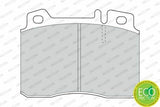 FERODO FDB1037 Front Brake Pads - Durability for E-Class W124 93-95, S124 93-96 and 2 more models