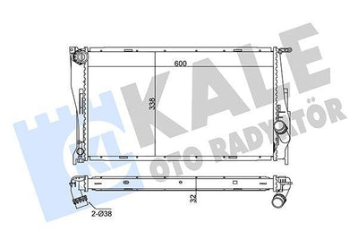 Kale 354600 Radiator BMW E81 E82 E87 E88 E90 E91 E92 E93 X1 E84 N47 N57 M57 — Radiators & Fans