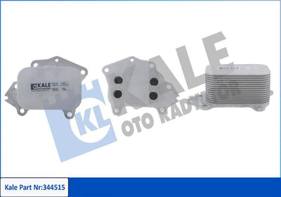 Kale 344515 Oil Cooler 04-Peugeot-Citroen-Ford-Mini Cooper 1.6Hdi — Oil System