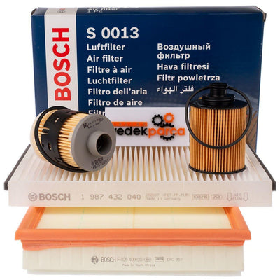 Bosch Opel Astra H 1.3 Diesel Maintenance Filter Set - Includes Oil, Air, Cabin Filters — Maintenance & Service Kits