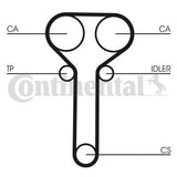 Continental CTAM CT978K1 Timing Belt Kit for 1999-2005 Ford Focus and Mondeo 1.8-2.0 16V — Belts