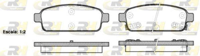 ROADHOUSE 21432.02 Brake Pad Cruze J300 05 09 — Brake Pads