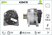 valeo alternator 439478 product image, valeo alternator specifications Valeo Alternator 439478 - High Performance Generator for Megane II & Laguna II | 120A Capacity Valeo Alternator 439478 for Megane II and Laguna II valeo, alternator, automotive-parts, 1-9-dci, 2-0-16v, car-owners, mechanics, generator, car-maintenance, ai-generated