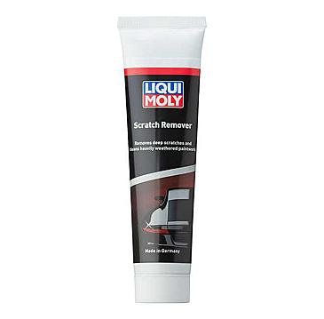liqui moly scratch remover 3.38 fl oz, restores clarity to headlights and paint, liqui moly scratch remover packaging LIQUI MOLY Scratch Remover 100 mL - Restores Clarity and Shine for Car Owners | 3.38 fl. oz. LIQUI MOLY Scratch Remover - Restores Clarity and Shine liqui-moly, scratch-remover, car-care, headlight-restorer, automotive, paint-care, car-maintenance, auto-enthusiasts, car-owners, ai-generated