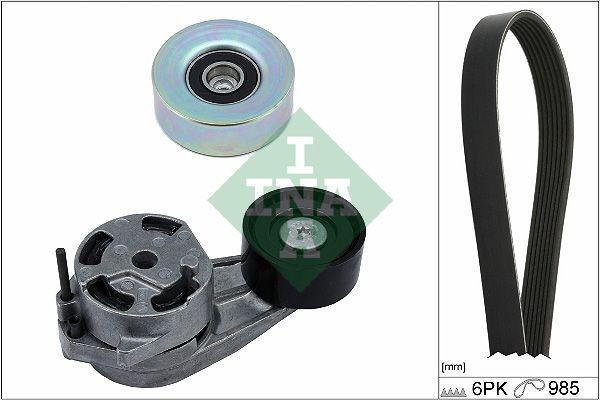 INA 529048211 V-Ribbed Belt Set BMW N13 F20 F30 11-