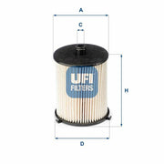ufi-fuel-filter-toyota-yaris, fuel-filter-specifications-for-toyota-yaris UFI Fuel Filter - High-Quality Replacement for Toyota Yaris 1.4 D4-D | Durable Filtration Solution UFI Fuel Filter for Toyota Yaris 1.4 D4-D ufi, fuel-filter, toyota-yaris, automotive-parts, car-maintenance, engine-protection, durable-components, replacement-parts, ai-generated, efficient-performance