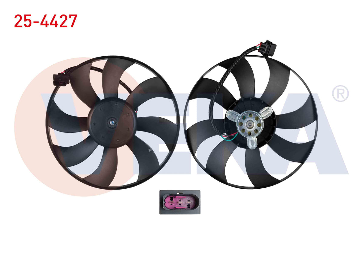 Veka 25-4427 Fan Motor (Motor + Pervane) Water Radiator Volkswagen Polo (9N_) 1.4 TDI M-T 2001-201 — Motors, Pumps & Antennas